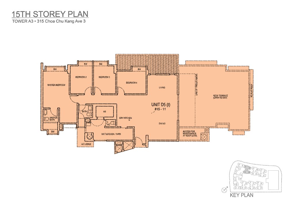 Mi Casa floor plan 2,250 sqft Type D5(t)