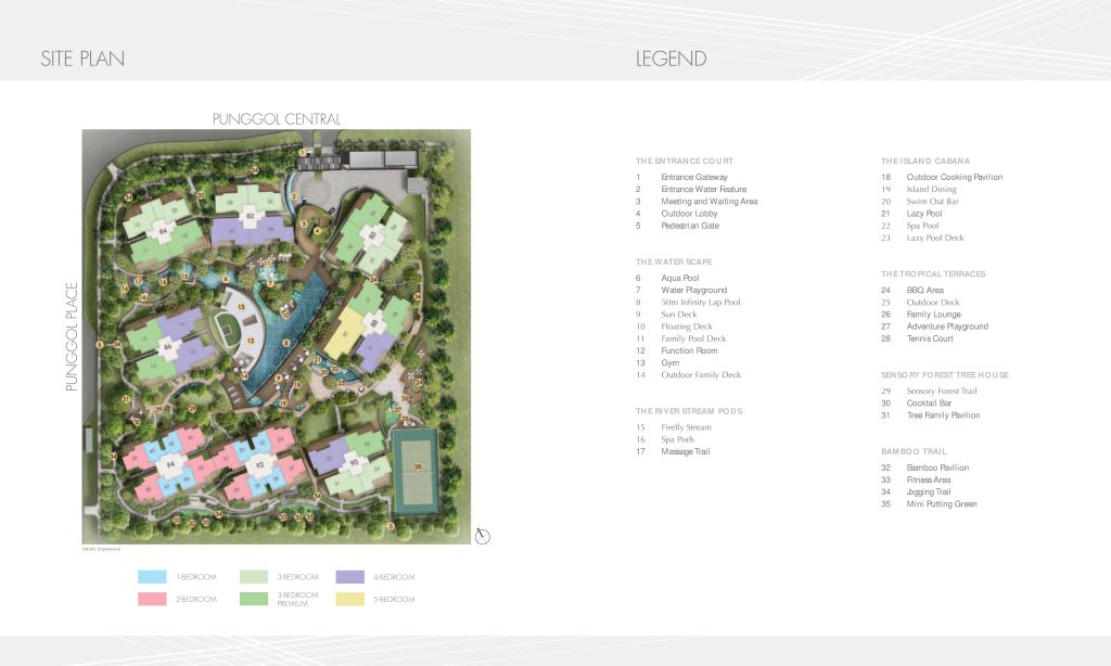 Parc Centros site plan, Punggol, Singapore