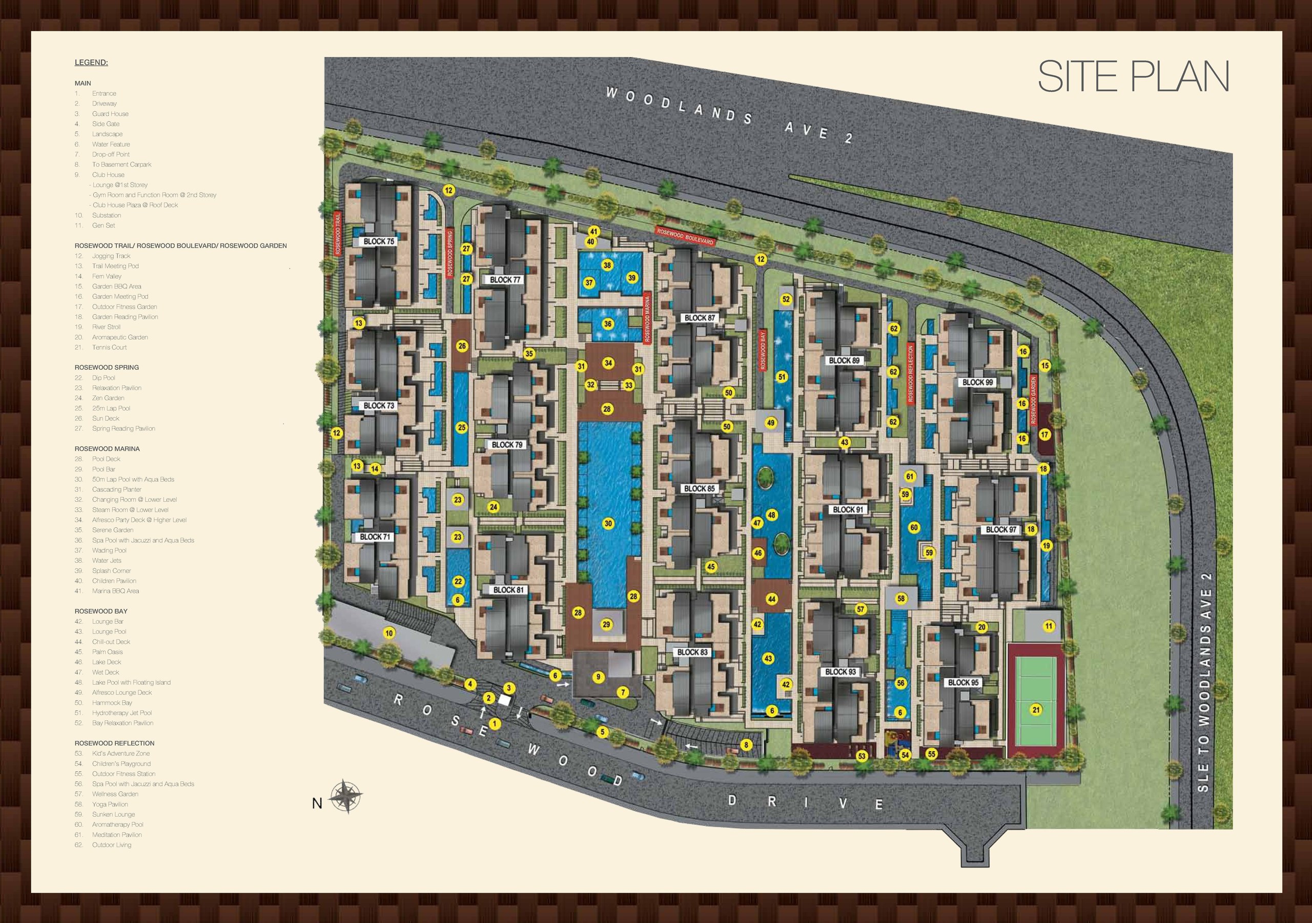 Parc Rosewood site plan