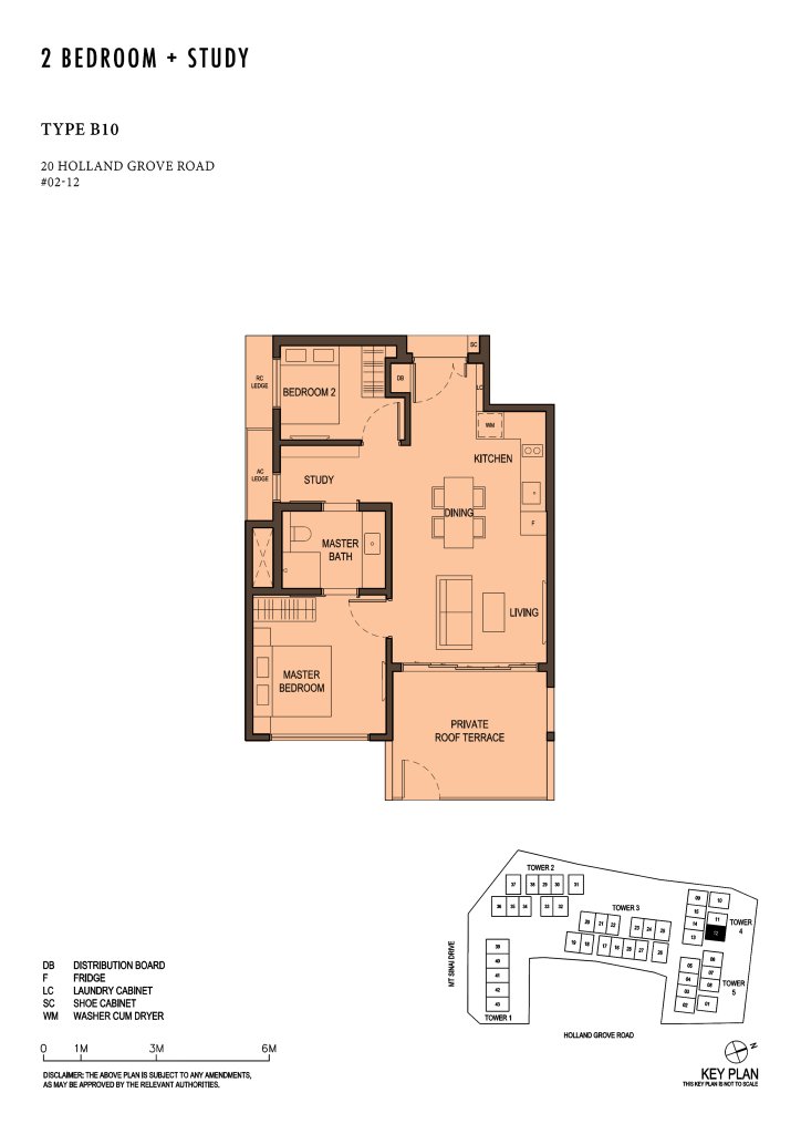 Parksuites floor plan 850 sqft Type B10