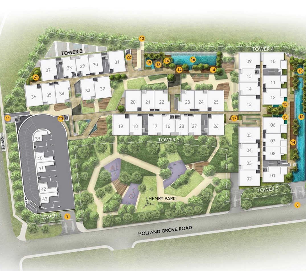 Parksuites site plan