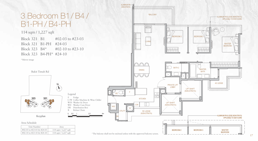 Perfect Ten floor plan 1,227 sqft Type B1