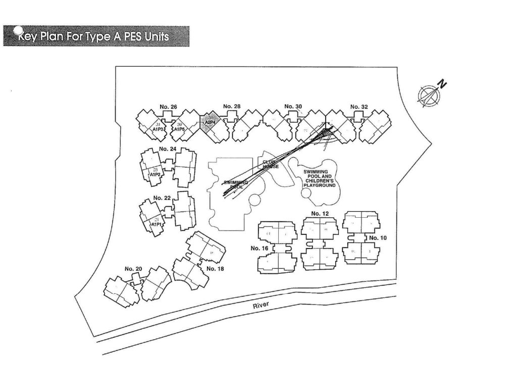 Rio Vista site plan, Hougang, Singapore