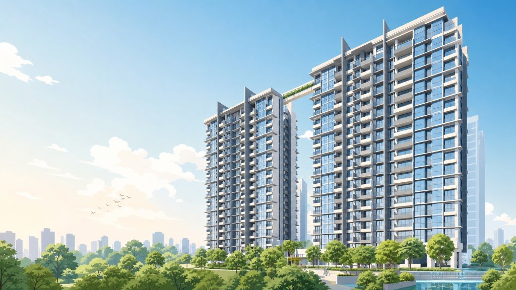 Riverbank at Fernvale towers seen from across the river