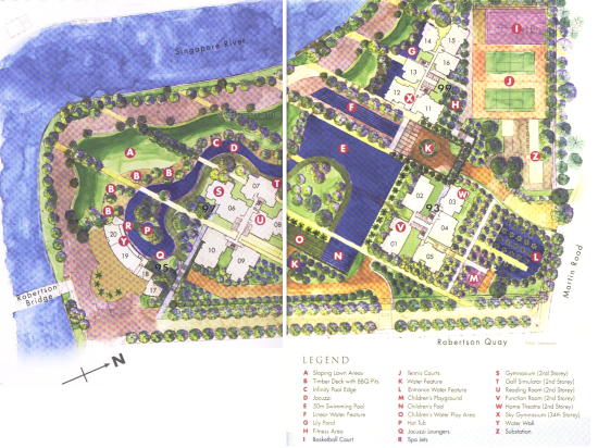 Rivergate site plan