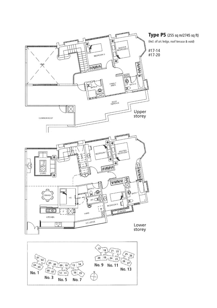 Rosewood floor plan 2,745 sqft Type P5
