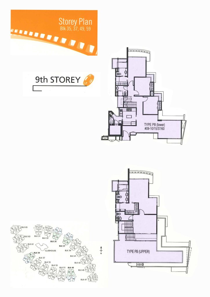 Savannah Condopark floor plan, 2,303 sqft, Type PB