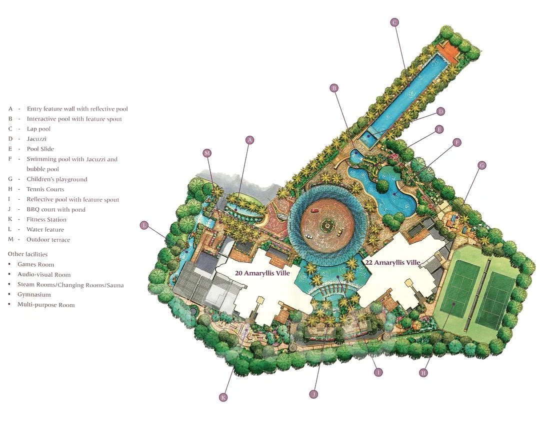 Amaryllis Ville site plan