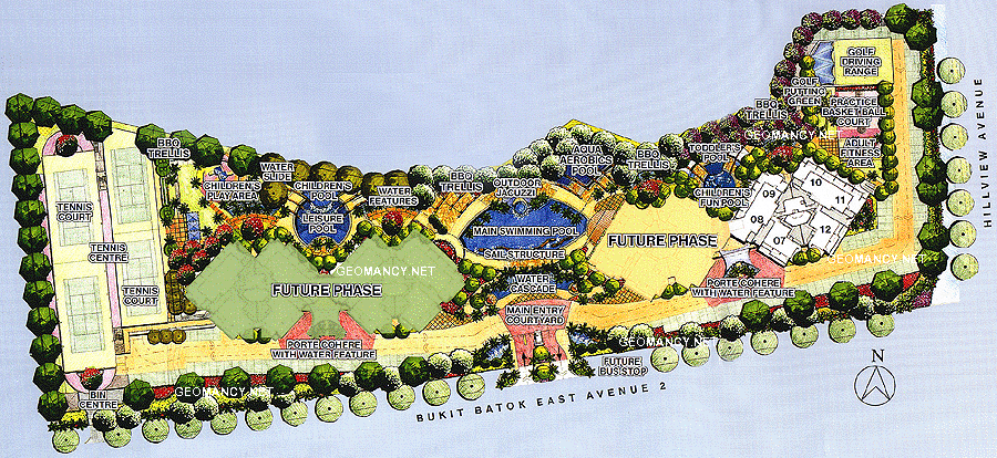 Hillview Regency site plan