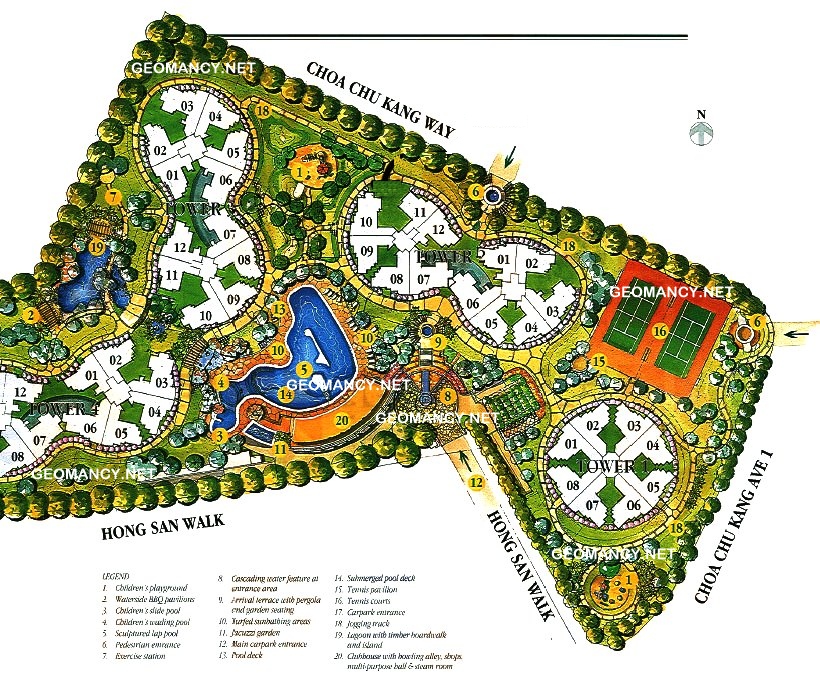 Palm Gardens site plan