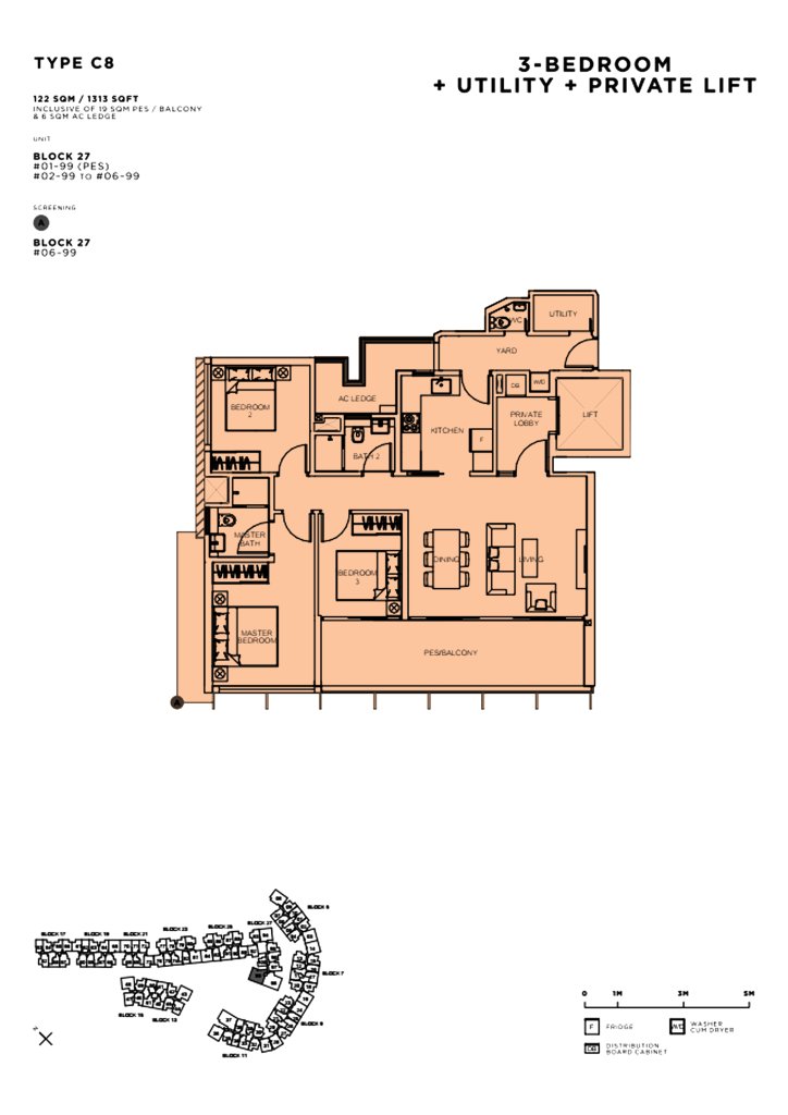 Sophia Hills floor plan 1,313 sqft Type C8