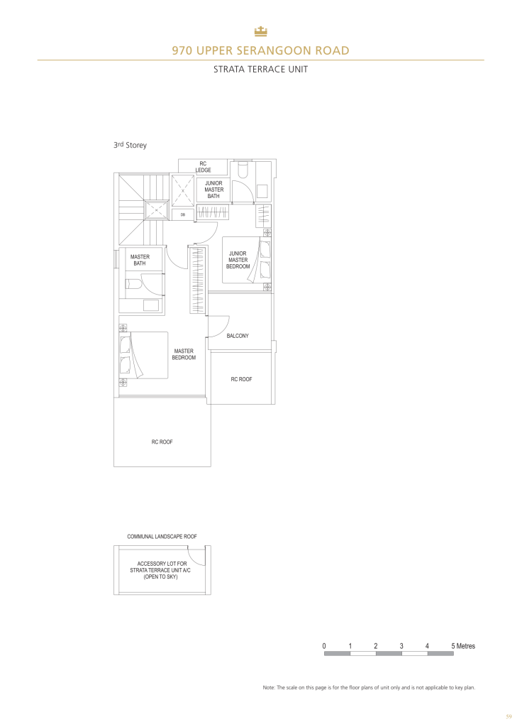 Stars of Kovan floor plan Type Terrace-970-3rd-Storey, 1830 sqft, Hougang, Singapore