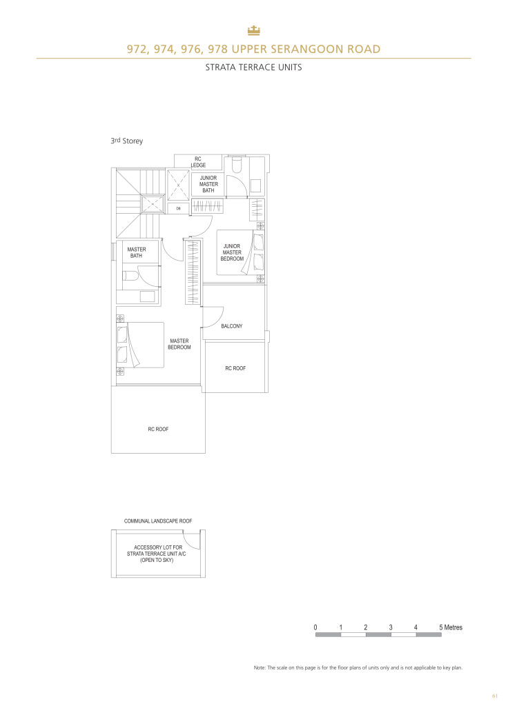 Stars of Kovan floor plan Type Terrace-972-3rd-Storey, 1830 sqft, Hougang, Singapore