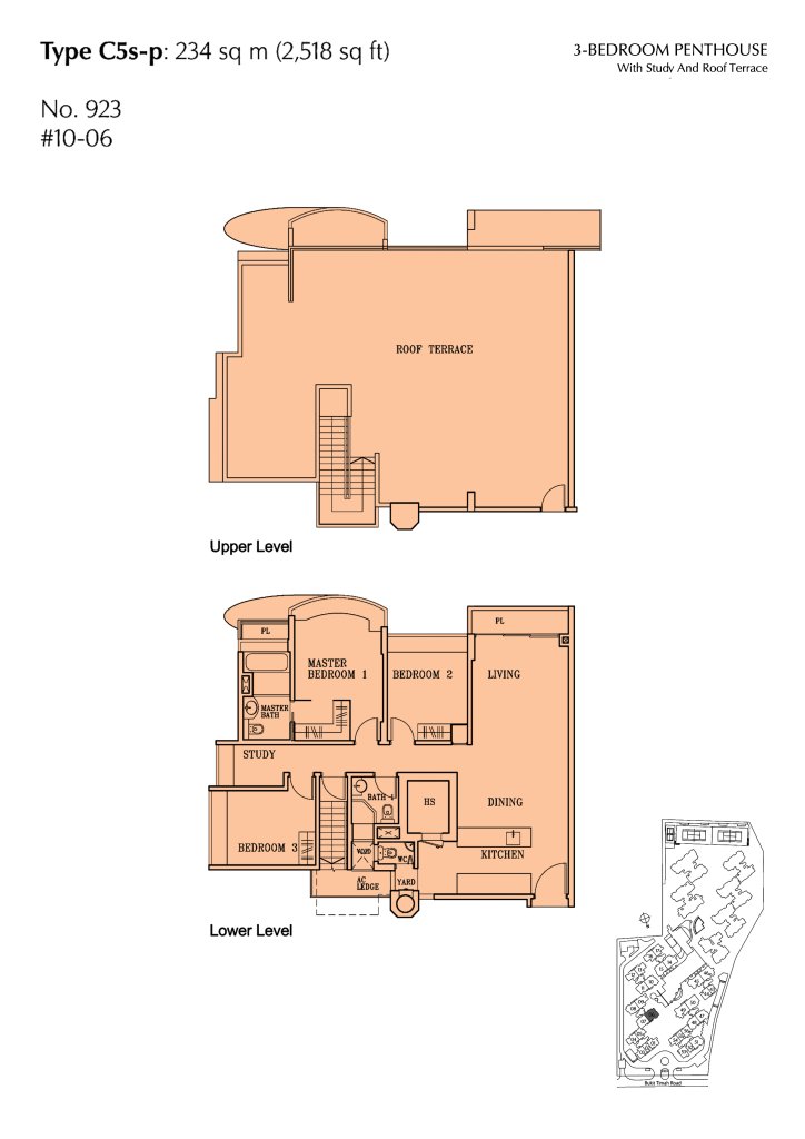 The Cascadia floor plan 2,519 sqft Type C5SP
