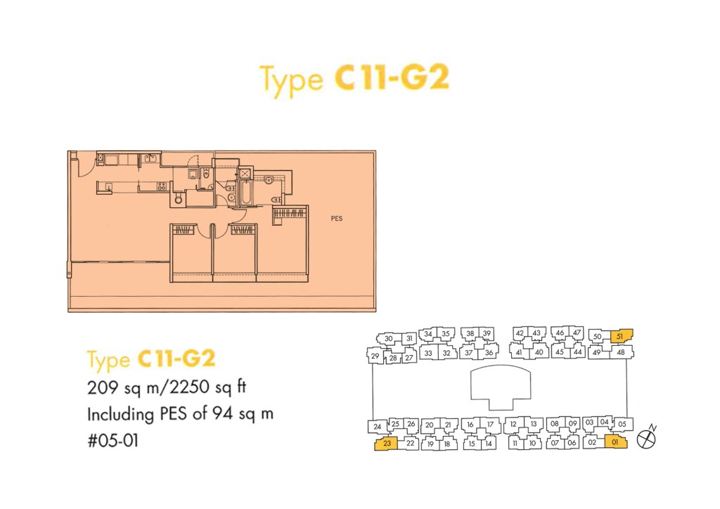 The Centris floor plan 2,250 sqft Type C11-G2