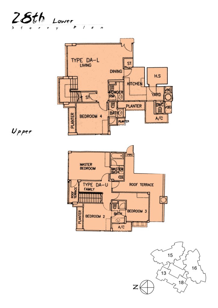 The Madeira floor plan 2,034 sqft Type DA-L
