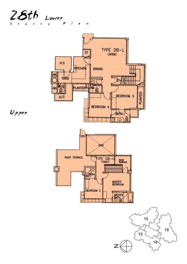 The Madeira floor plan 2,217 sqft Type DB-L
