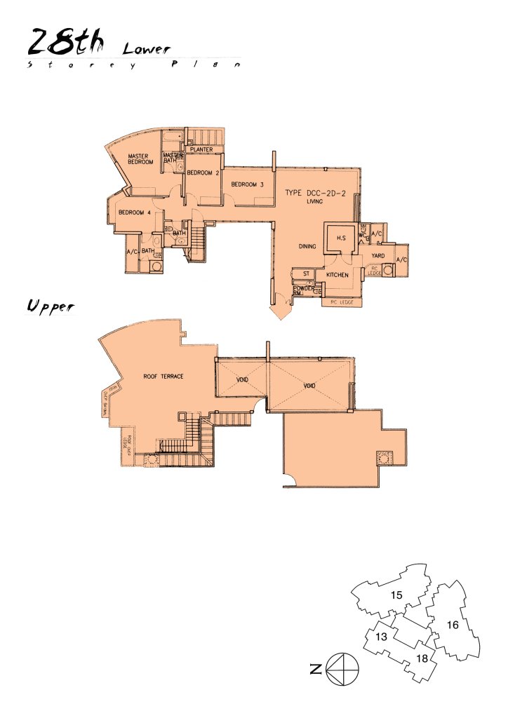 The Madeira floor plan 3,046 sqft Type DCC-2D-2