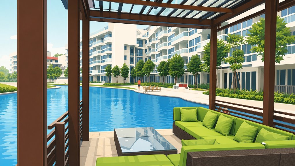 The Nautical poolside pavilion lounge