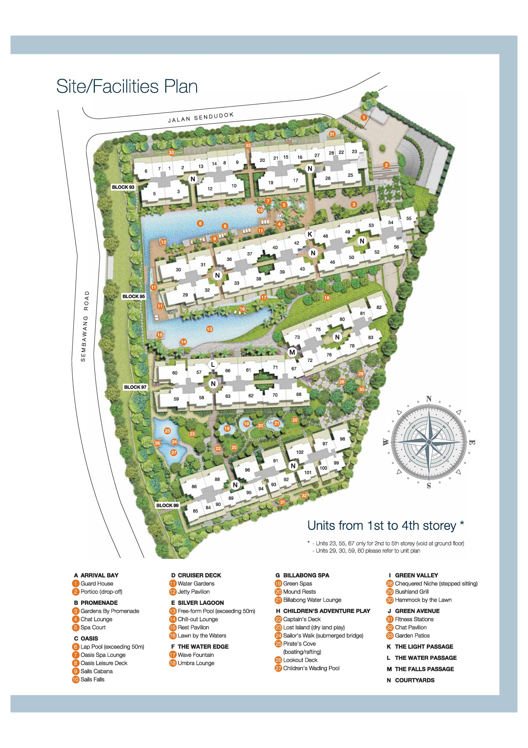 The Nautical site plan