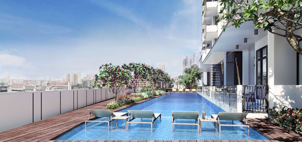 Uptown @ Farrer pool deck and the tower