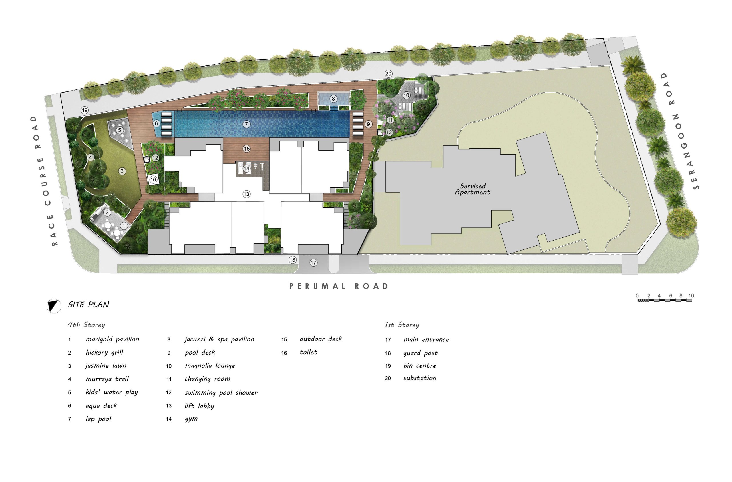 Uptown @ Farrer site plan