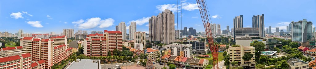 Uptown @ Farrer view east from the 42nd storey