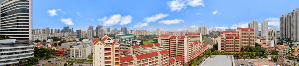 Uptown @ Farrer view north from the 42nd storey