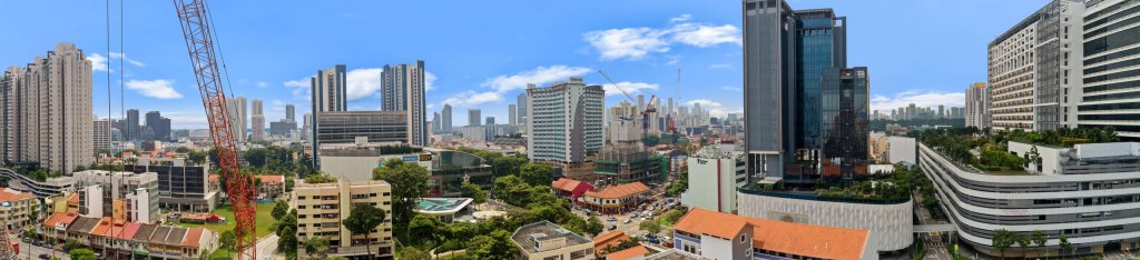 Uptown @ Farrer view south from the 42nd storey