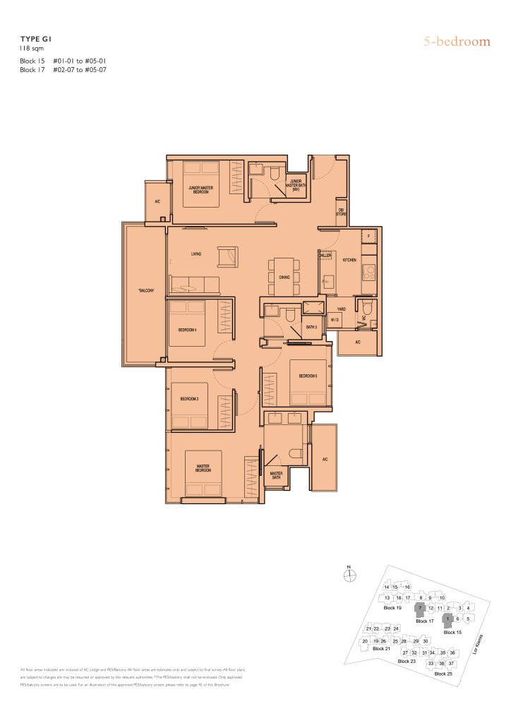 View at Kismis floor plan 1,270 sqft Type G1