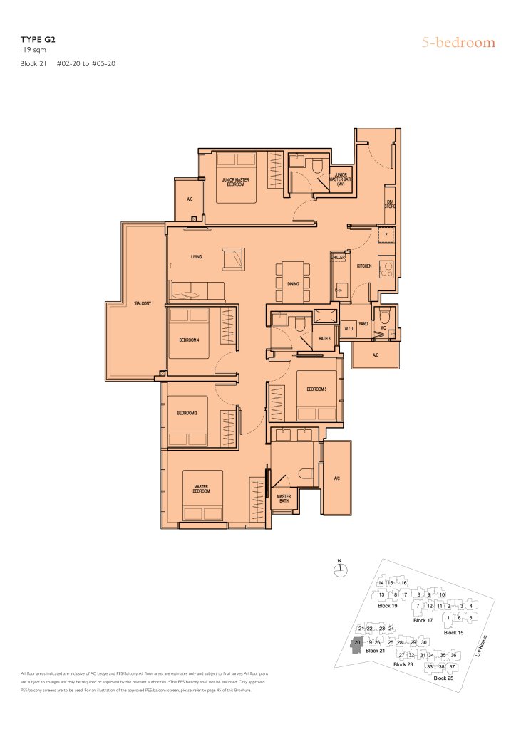 View at Kismis floor plan 1,281 sqft Type G2