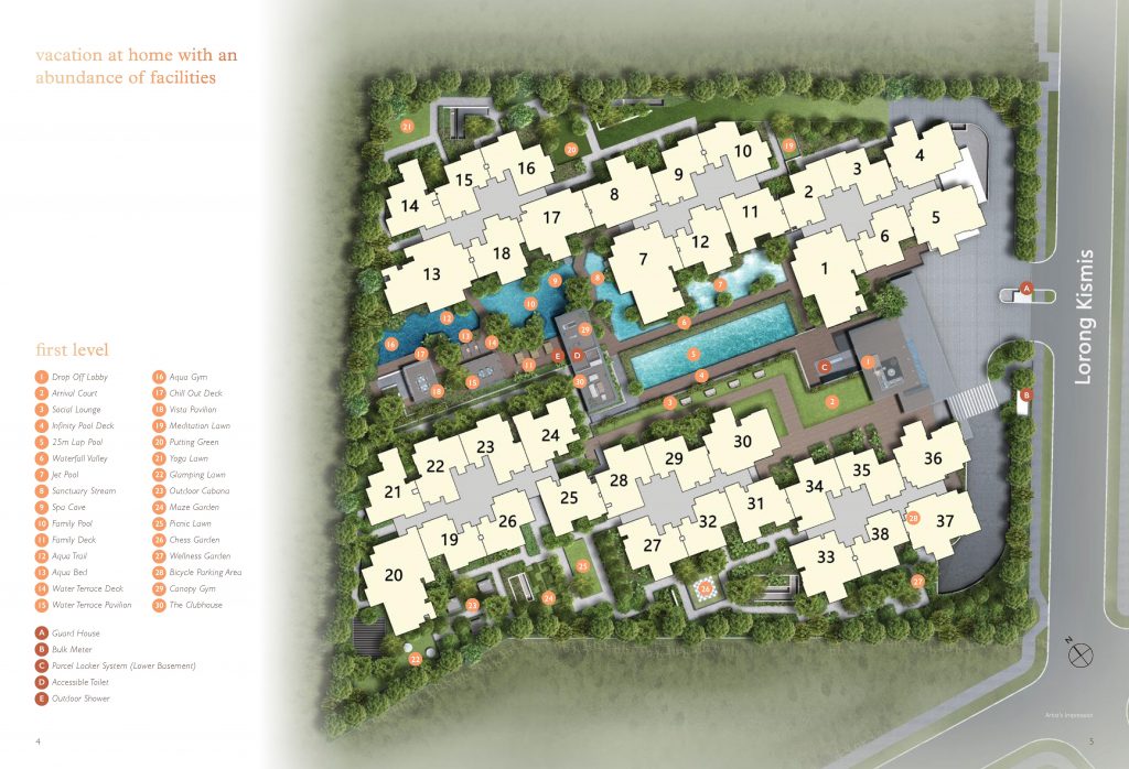 View at Kismis site plan