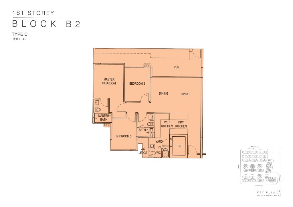 Woodhaven floor plan 1,346 sqft Type C