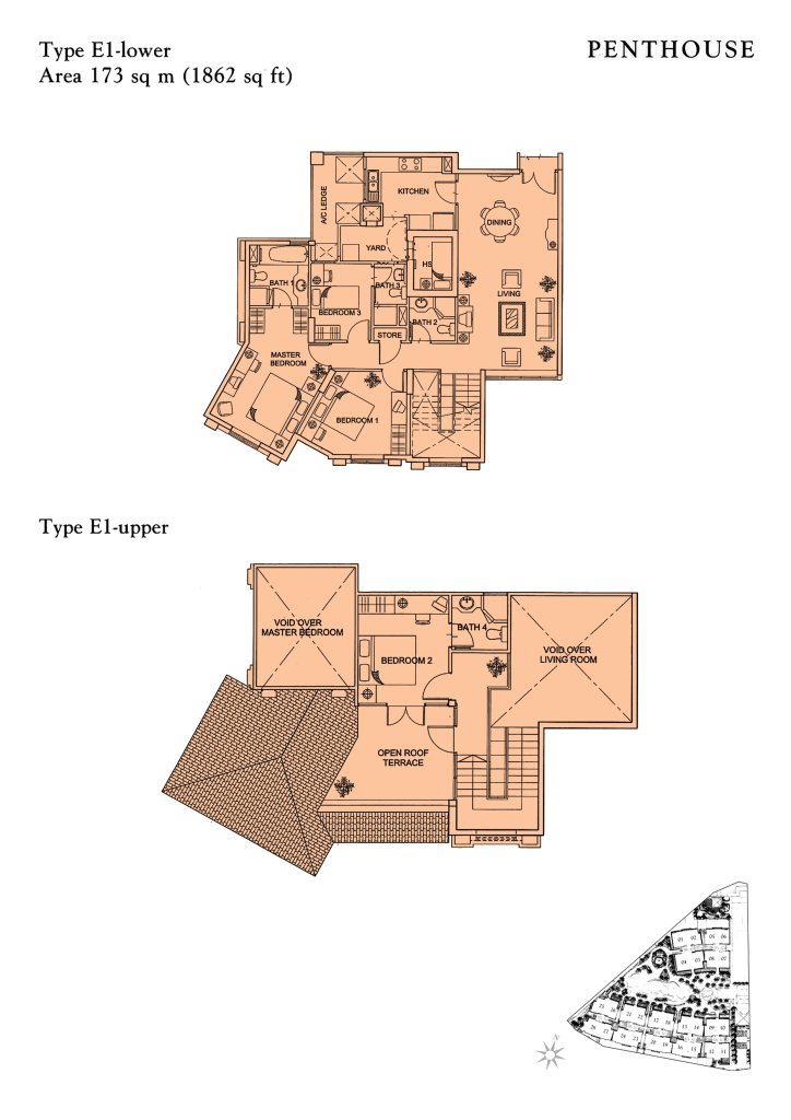 Yishun Sapphire floor plan 1,959 sqft Type E1
