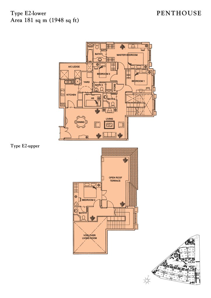 Yishun Sapphire floor plan 2,045 sqft Type E2