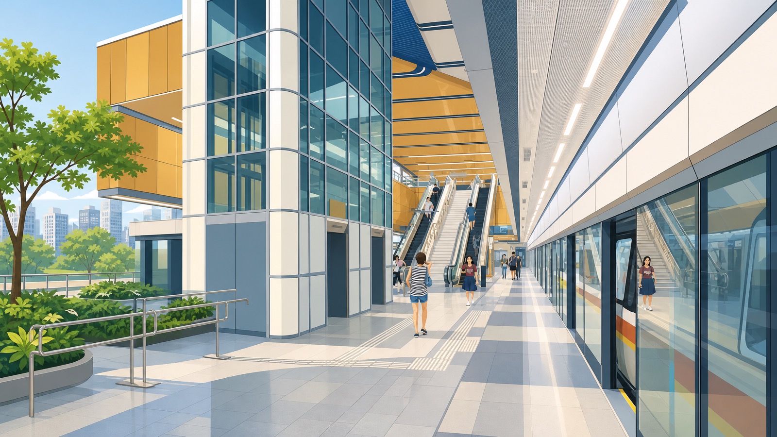 The Bayshore precinct beside East Coast Park, planned for 10,000 to 12,500 new homes