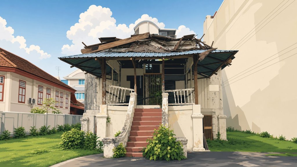 Ageing freehold buildings hold their land value while waiting for renewal