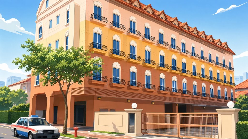 A freehold corner building in the Joo Chiat belt of District 15