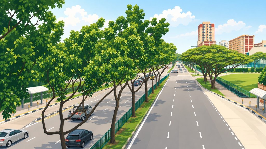 Roads and access around a Hougang new launch, where CTE and KPE routes shape the daily commute
