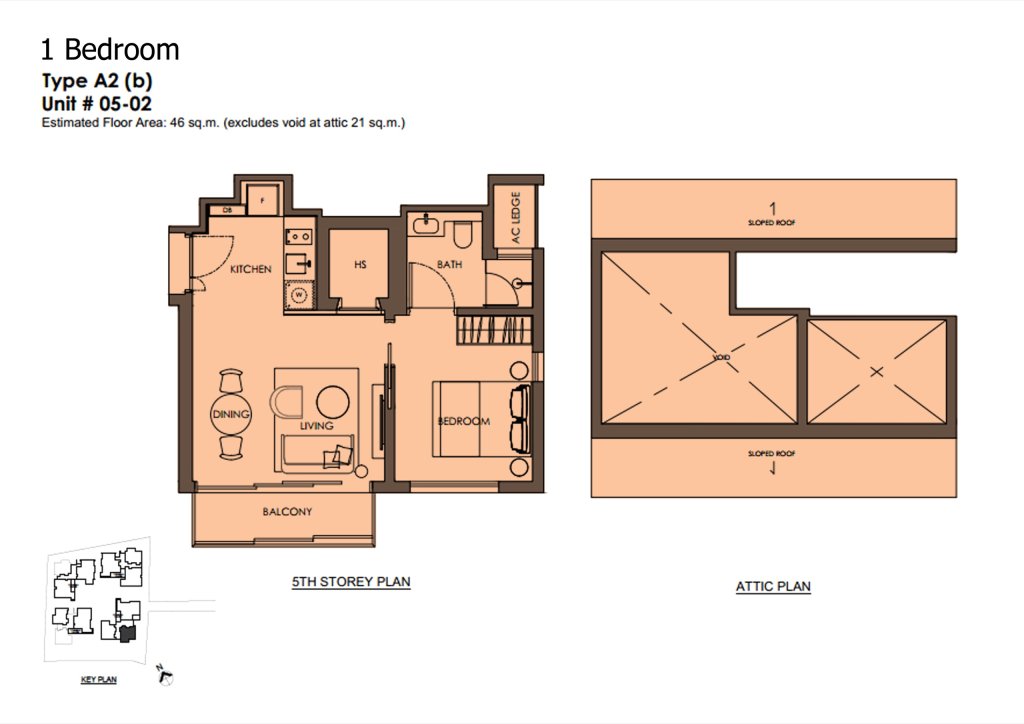 10 Evelyn 1B1B+S 764 A2(b) floor plan