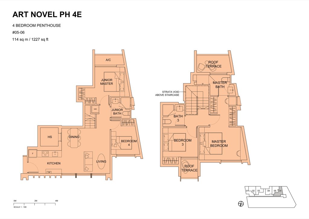 Atlassia 4B3B+S 1227 PH4E PH floor plan