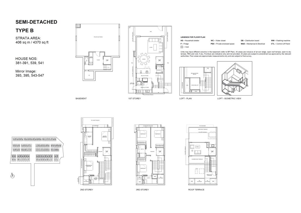 Belgravia Ace floor plan semi detached, Type BM