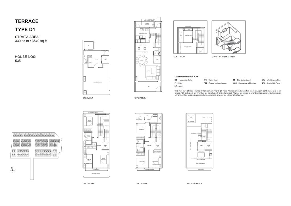 Belgravia Ace 4 bedroom floor plan terrace, Type D1