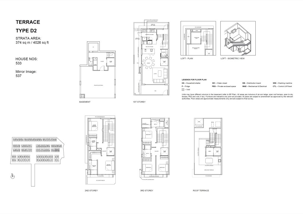 Belgravia Ace floor plan terrace d2m