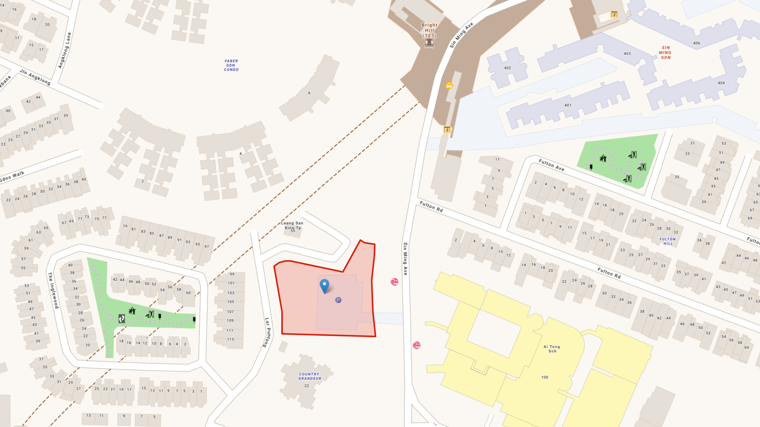 Lorong Puntong GLS site sold at $1,612 psf ppr, the top of 7 bids, in Bishan