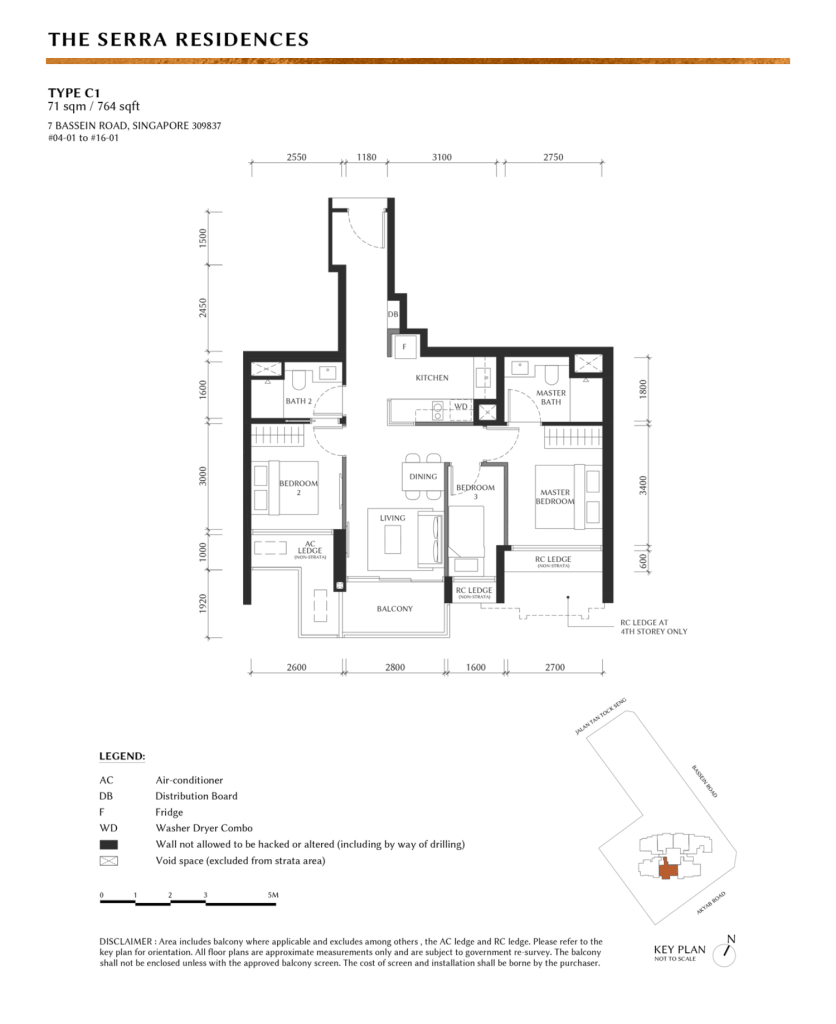 Serra 3B2B 764 C1 floor plan