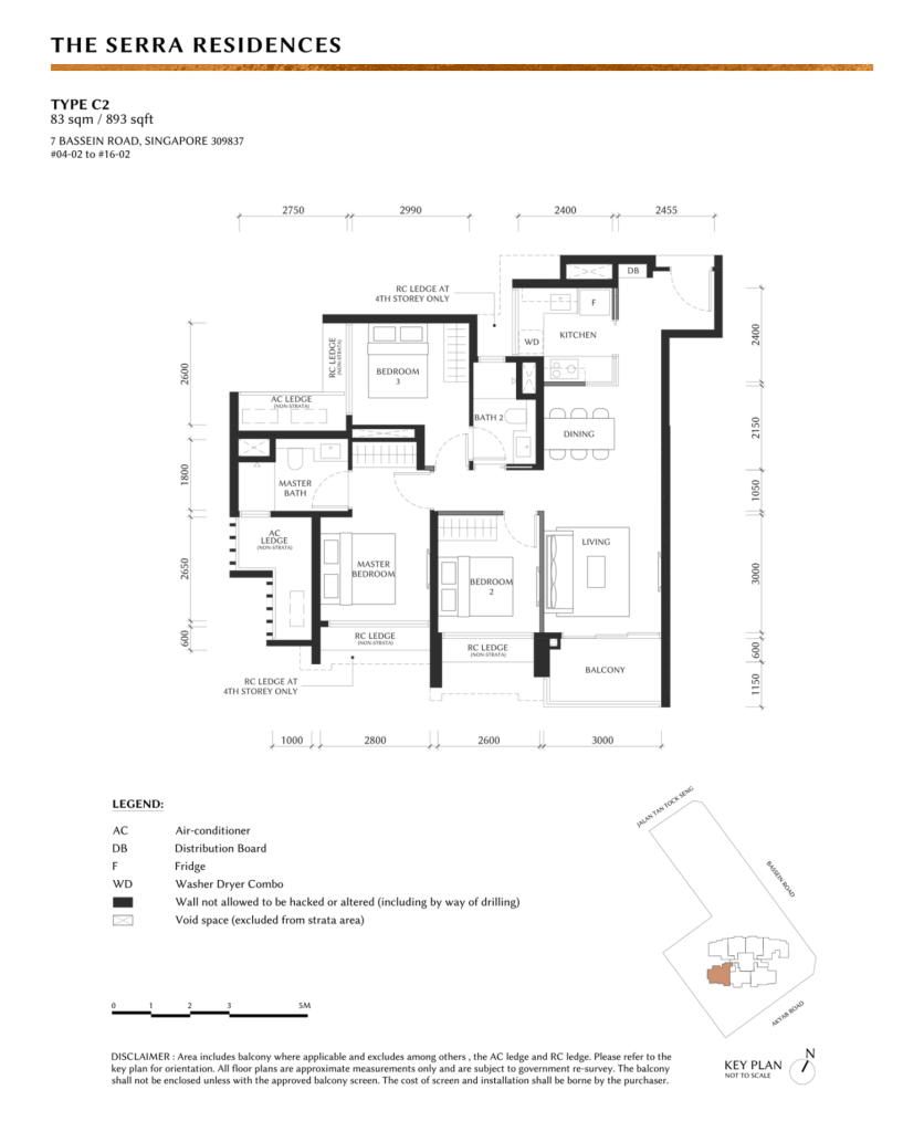 Serra 3B2B 893 C2 floor plan
