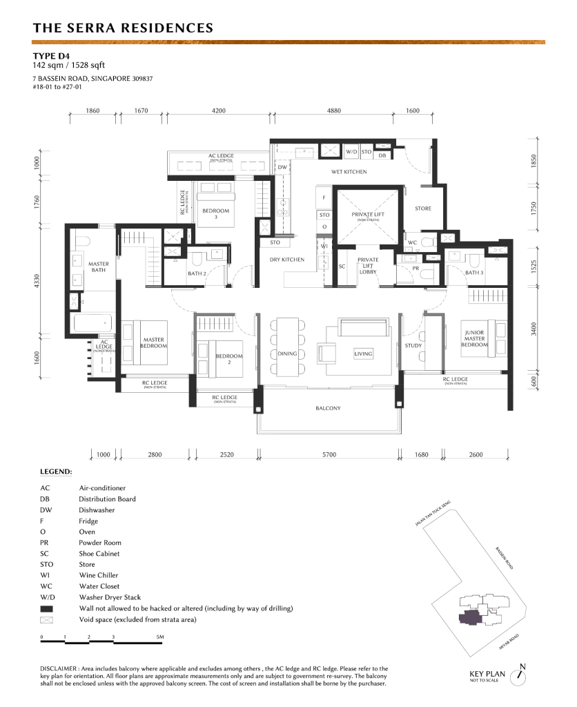 Serra 4B5B+S 1528 D4 floor plan