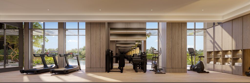 The Serra Residences fitness room