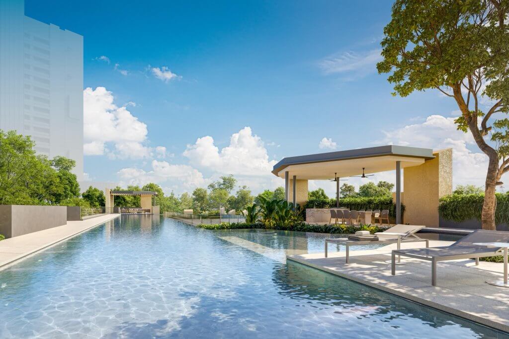 The Serra Residences 50m lap pool